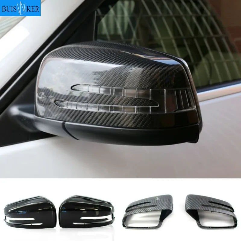 Mercedes Benz Carbon Fiber Car Rearview Mirror Cover