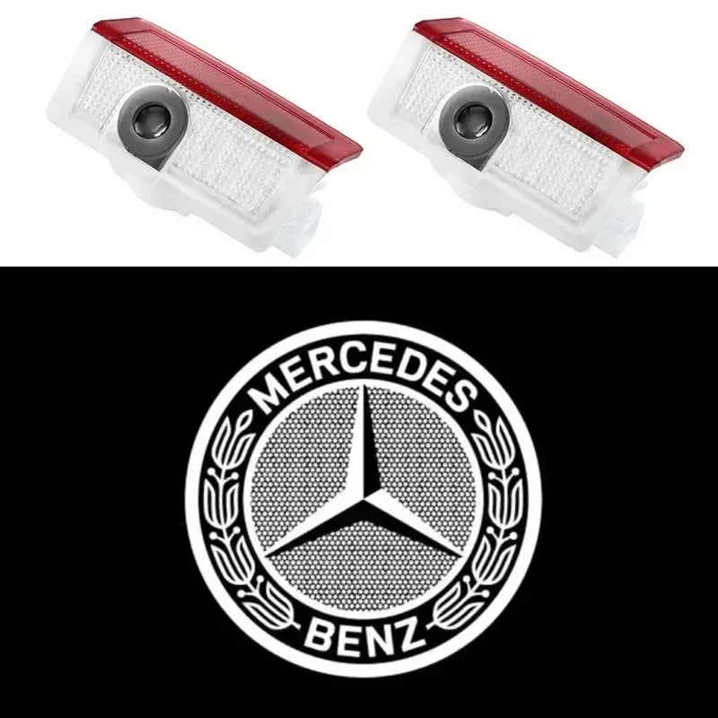 2Pcs LED Light Car Door Projector Lamps Accessories