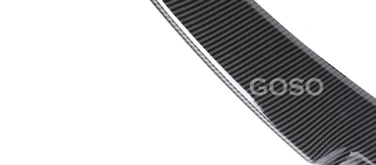 Sensefull Carbon Fiber Rear Bumper Lip Trunk Wing MP M4 PSM Style Roof Spoiler Kit For BMW 3 Series F30 F31 F35 2012-2019 Gloss Black