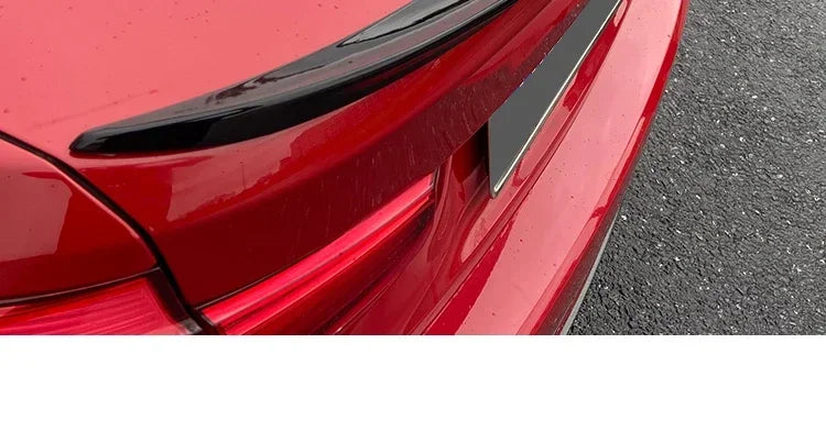 Sensefull Carbon Fiber Rear Bumper Lip Trunk Wing MP M4 PSM Style Roof Spoiler Kit For BMW 3 Series F30 F31 F35 2012-2019 Gloss Black