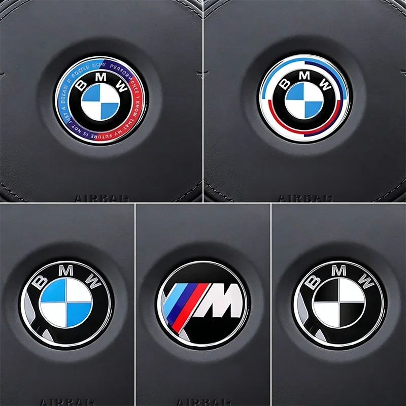 Car Steering Wheel Decoration Badge 45mm Sticker Accessories