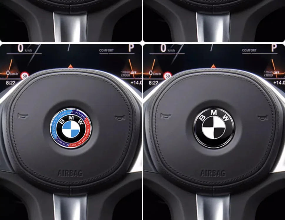 Car Steering Wheel Decoration Badge 45mm Sticker Accessories