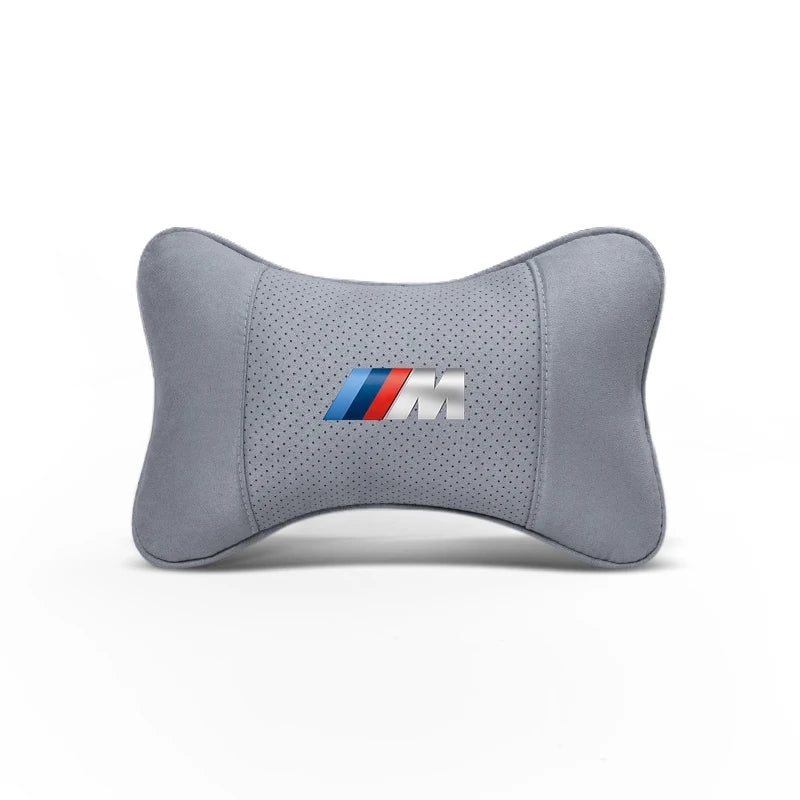 Soft Suede Neck Pillow Comfort Car Headrest Interior Decor Accessories