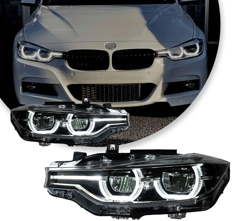 Car Lights For BMW 3 Series F30 Headlight 2012-2019 LED Projetor head Lamp Daytime Running Light Automotive Accessories