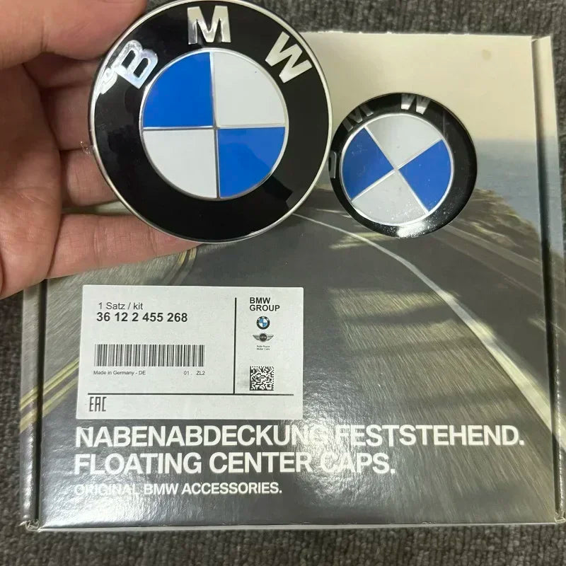 BMW Floating center caps 68mm 56mm