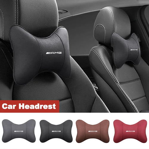 2pcs Breathable Car Headrest Neck Support Seat Pillow Protect Neck
