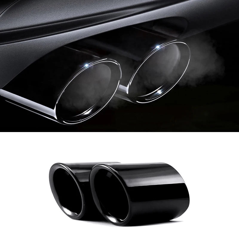 BMW Car-Styling Stainless Steel Car Exhaust Muffler TailPipes Cover
