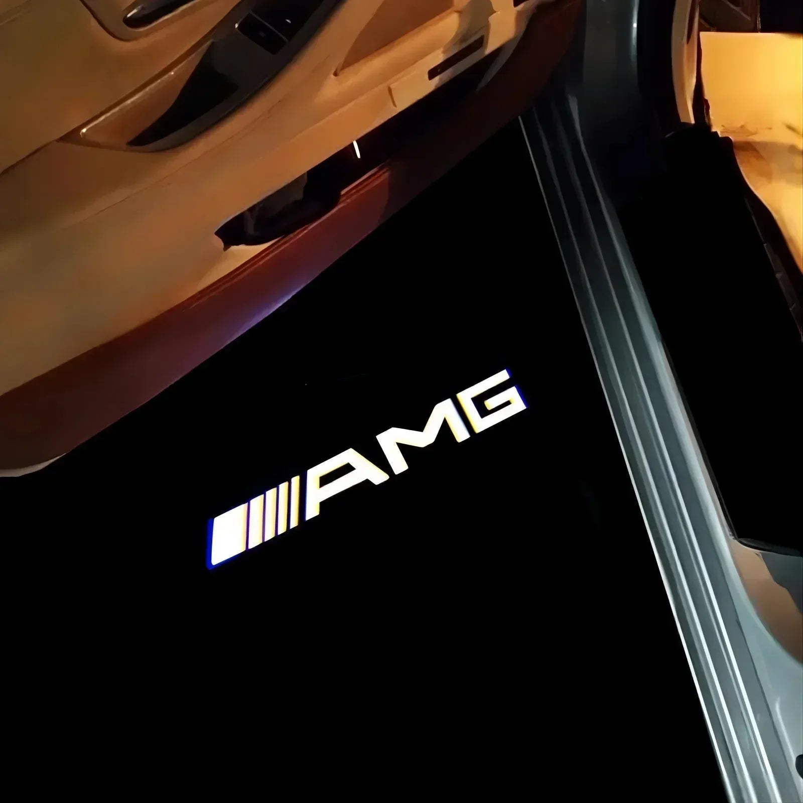 2Pcs LED Light Car Door Projector Lamps Accessories