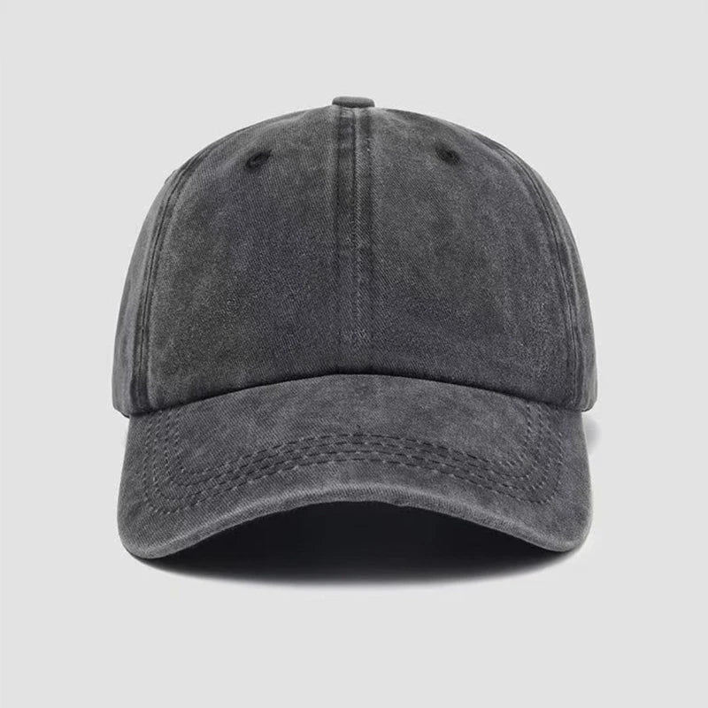 Casual Car Baseball Cap Washed Denim Vintage Caps Sunscreen Hat