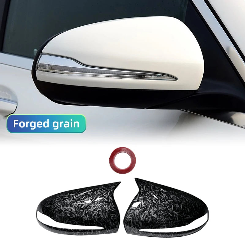 Rearview Mirror Cover Bright Black Replacement 2014-2019 LHD