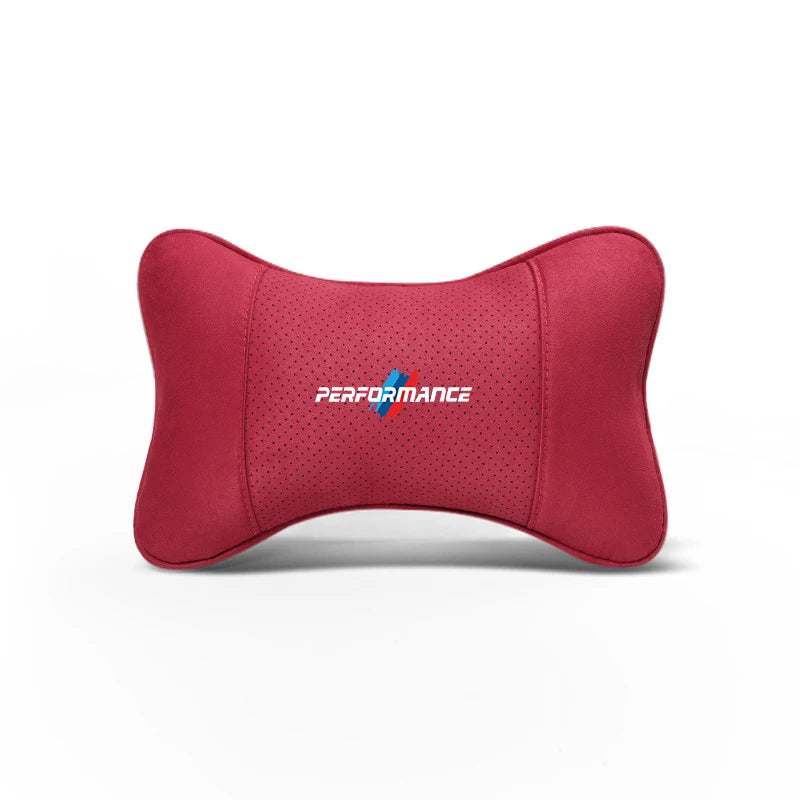 Soft Suede Neck Pillow Comfort Car Headrest Interior Decor Accessories