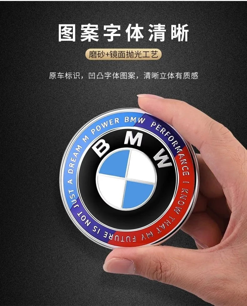 Car Steering Wheel Decoration Badge 45mm Sticker Accessories