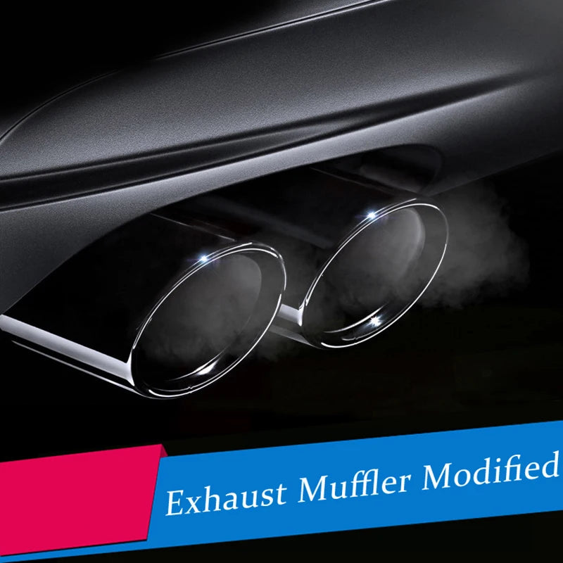 BMW Car-Styling Stainless Steel Car Exhaust Muffler TailPipes Cover