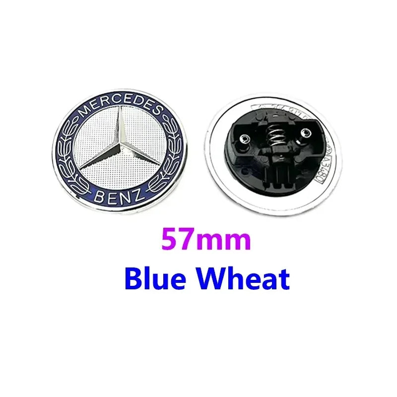 57mm car aluminum hood emblem front badge modification accessories suitable