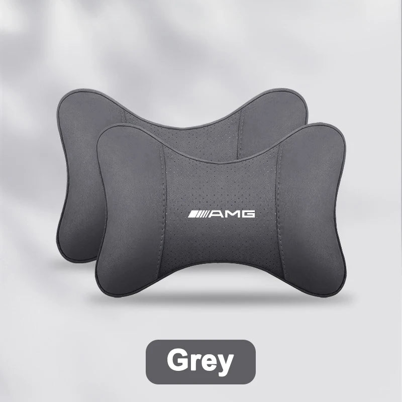 2pcs Breathable Car Headrest Neck Support Seat Pillow Protect Neck
