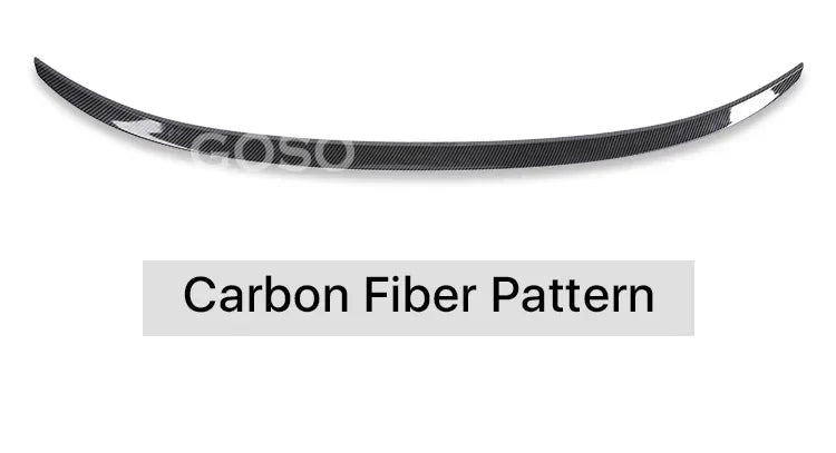 Sensefull Carbon Fiber Rear Bumper Lip Trunk Wing MP M4 PSM Style Roof Spoiler Kit For BMW 3 Series F30 F31 F35 2012-2019 Gloss Black
