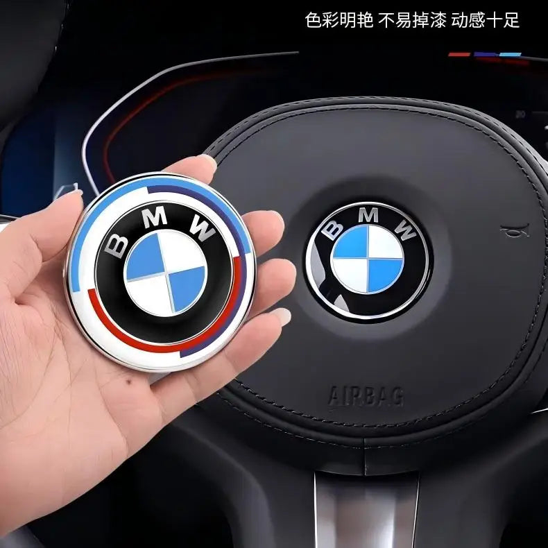 Car Steering Wheel Decoration Badge 45mm Sticker Accessories