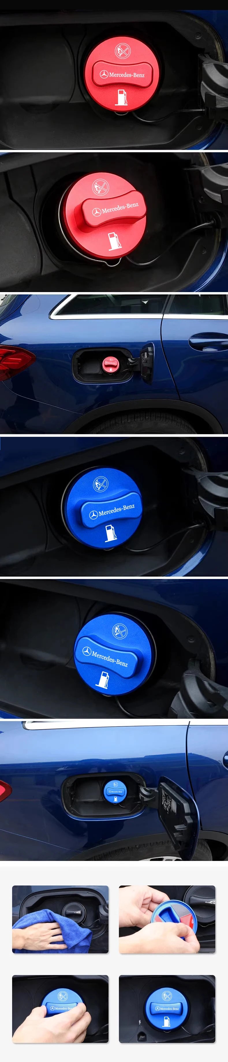Car Fuel Tank Cap Protection Cover Accessories Hubcap