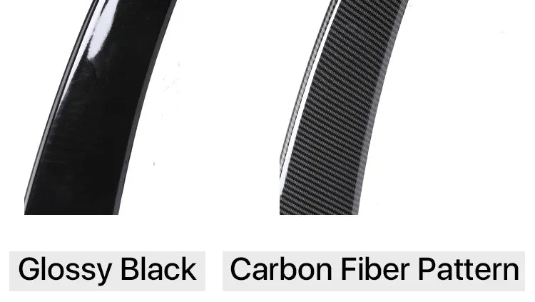 Sensefull Carbon Fiber Rear Bumper Lip Trunk Wing MP M4 PSM Style Roof Spoiler Kit For BMW 3 Series F30 F31 F35 2012-2019 Gloss Black