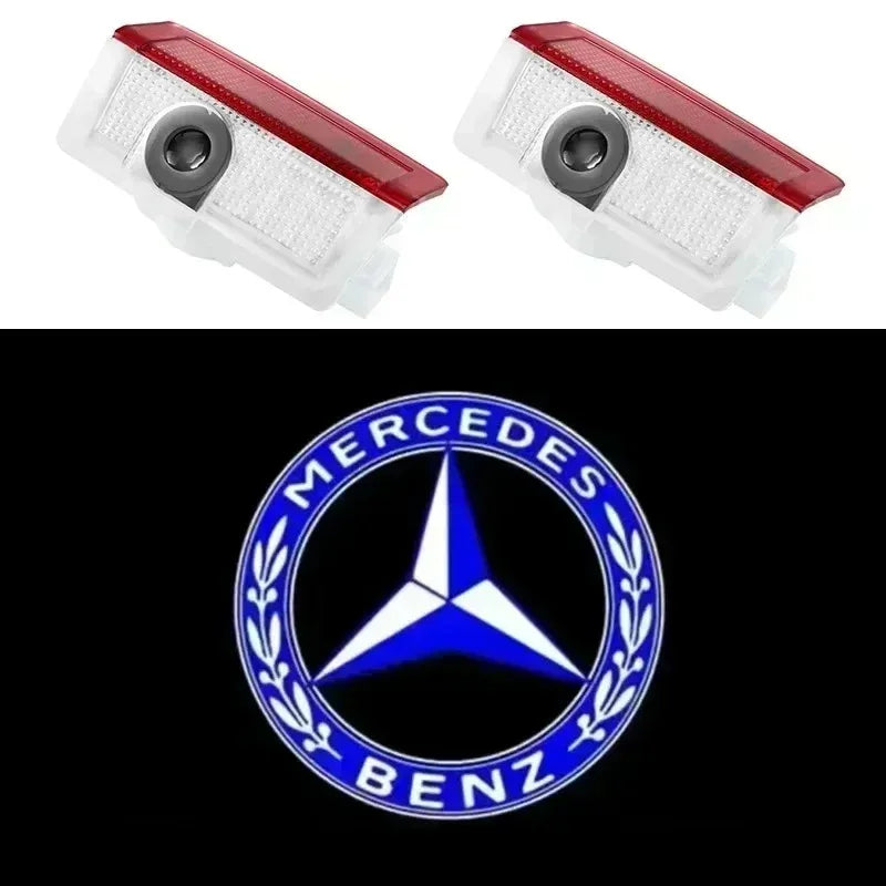 2Pcs LED Light Car Door Projector Lamps Accessories