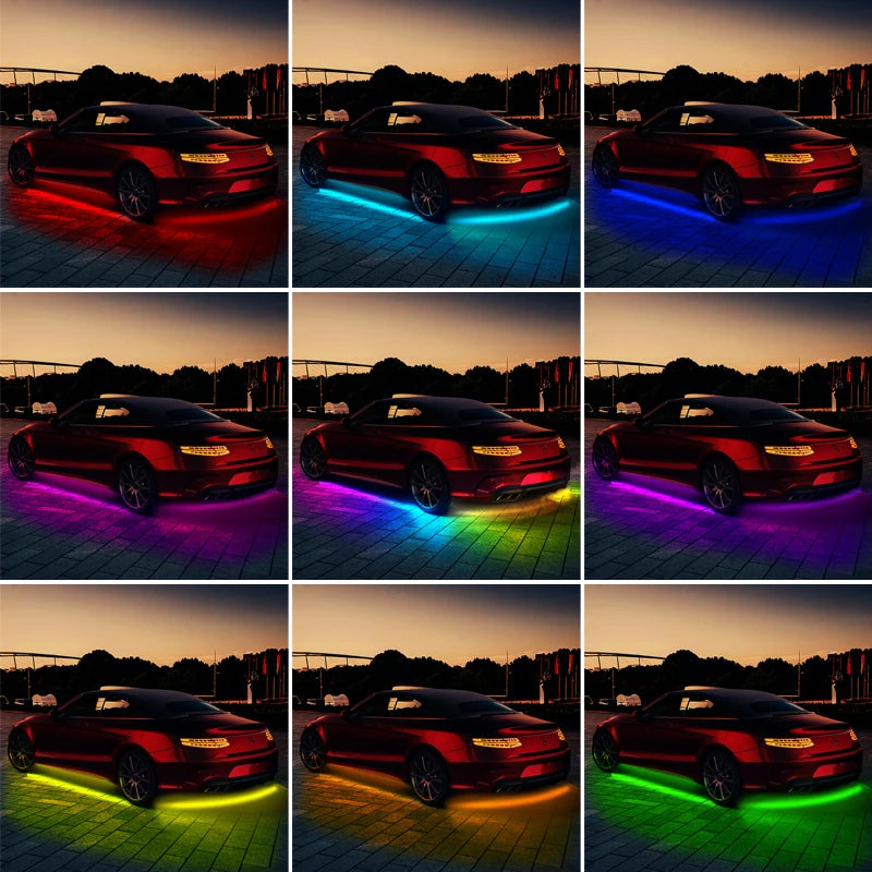 Multicolor Car Under Glow LED Lights