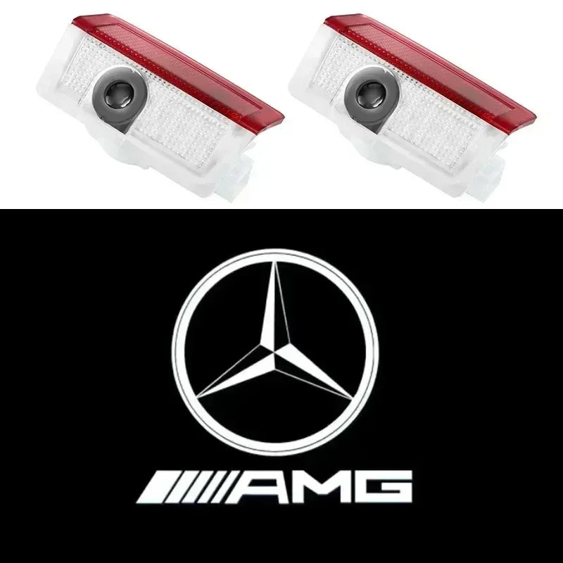 2Pcs LED Light Car Door Projector Lamps Accessories