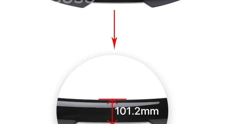 Sensefull Carbon Fiber Rear Bumper Lip Trunk Wing MP M4 PSM Style Roof Spoiler Kit For BMW 3 Series F30 F31 F35 2012-2019 Gloss Black
