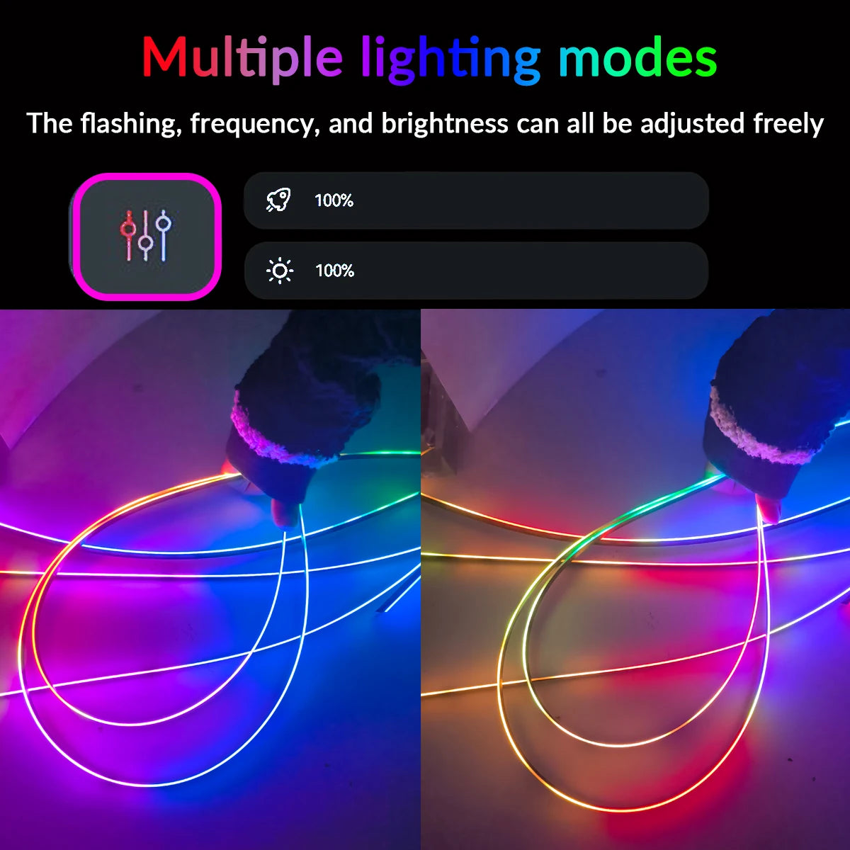 Interior Ambient Car LED Lights RGB