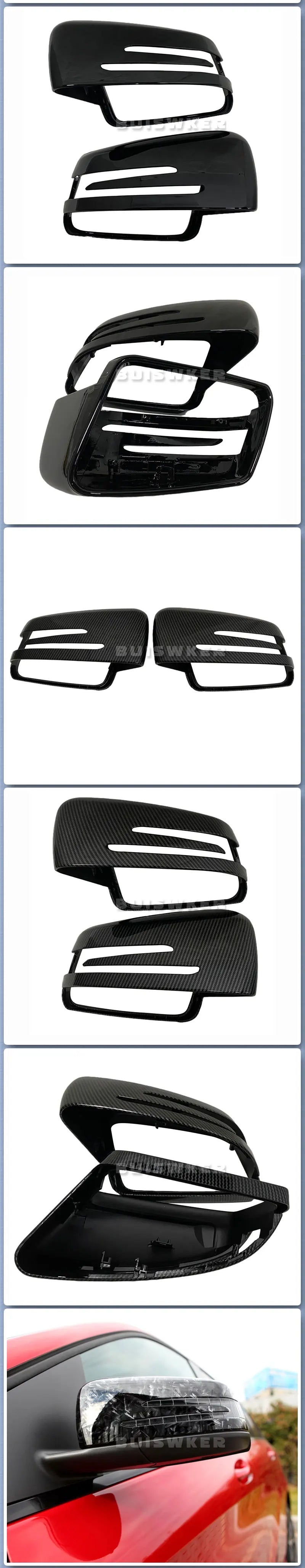 Mercedes Benz Carbon Fiber Car Rearview Mirror Cover
