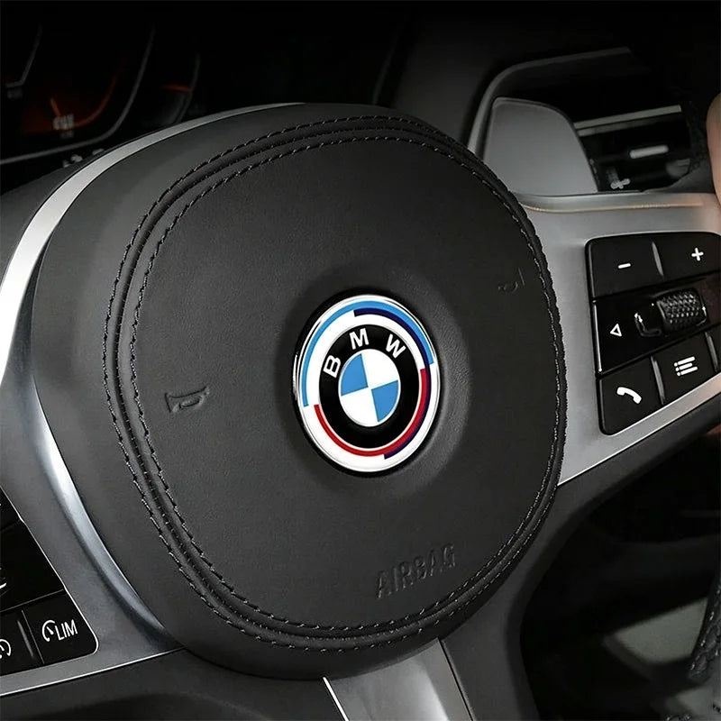 Car Steering Wheel Decoration Badge 45mm Sticker Accessories