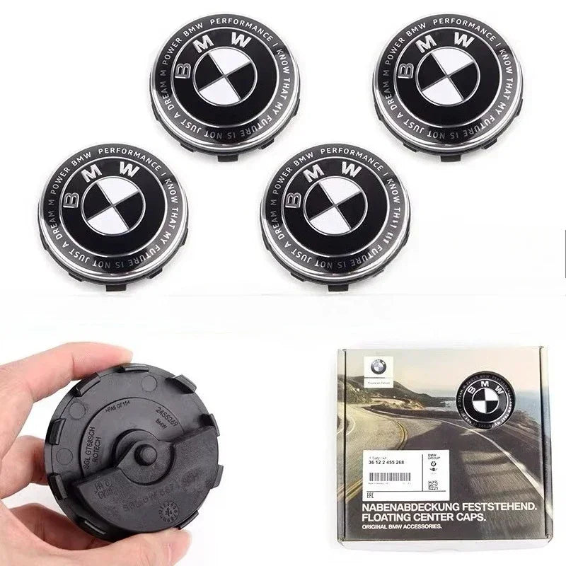 BMW Floating center caps 68mm 56mm