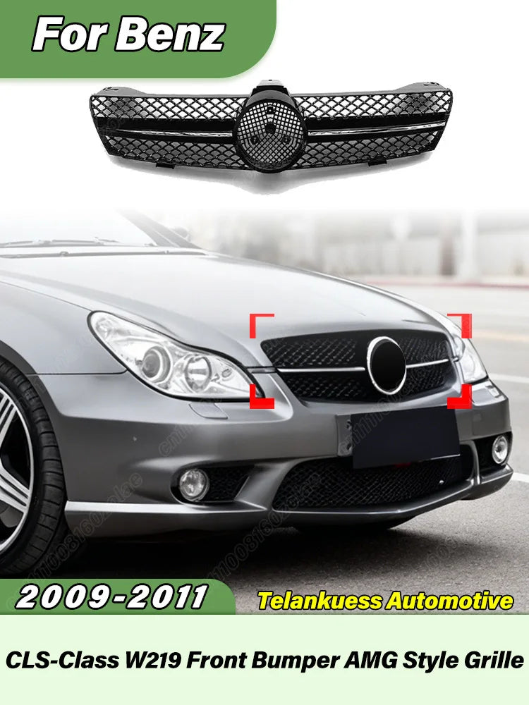 Front Bumper Air Intake GrilleCLS-Class W219 CLS350 CLS500 2009 2010 2011&nbsp;