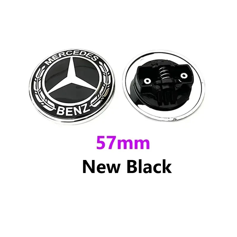 57mm car aluminum hood emblem front badge modification accessories suitable