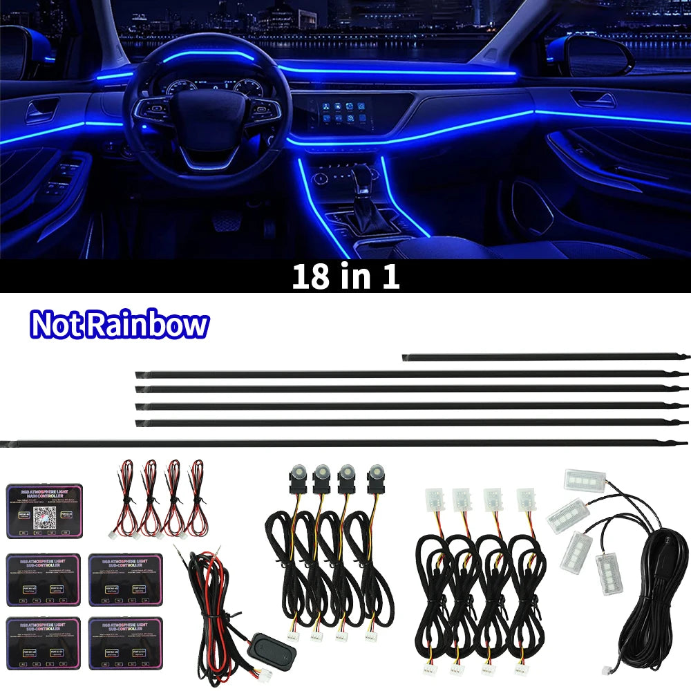 Interior Ambient Car LED Lights RGB