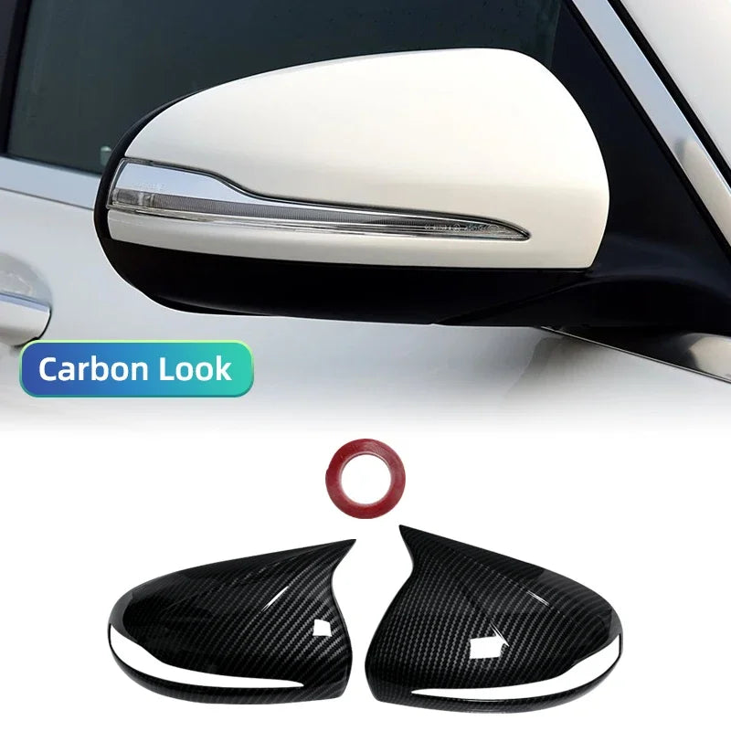 Rearview Mirror Cover Bright Black Replacement 2014-2019 LHD