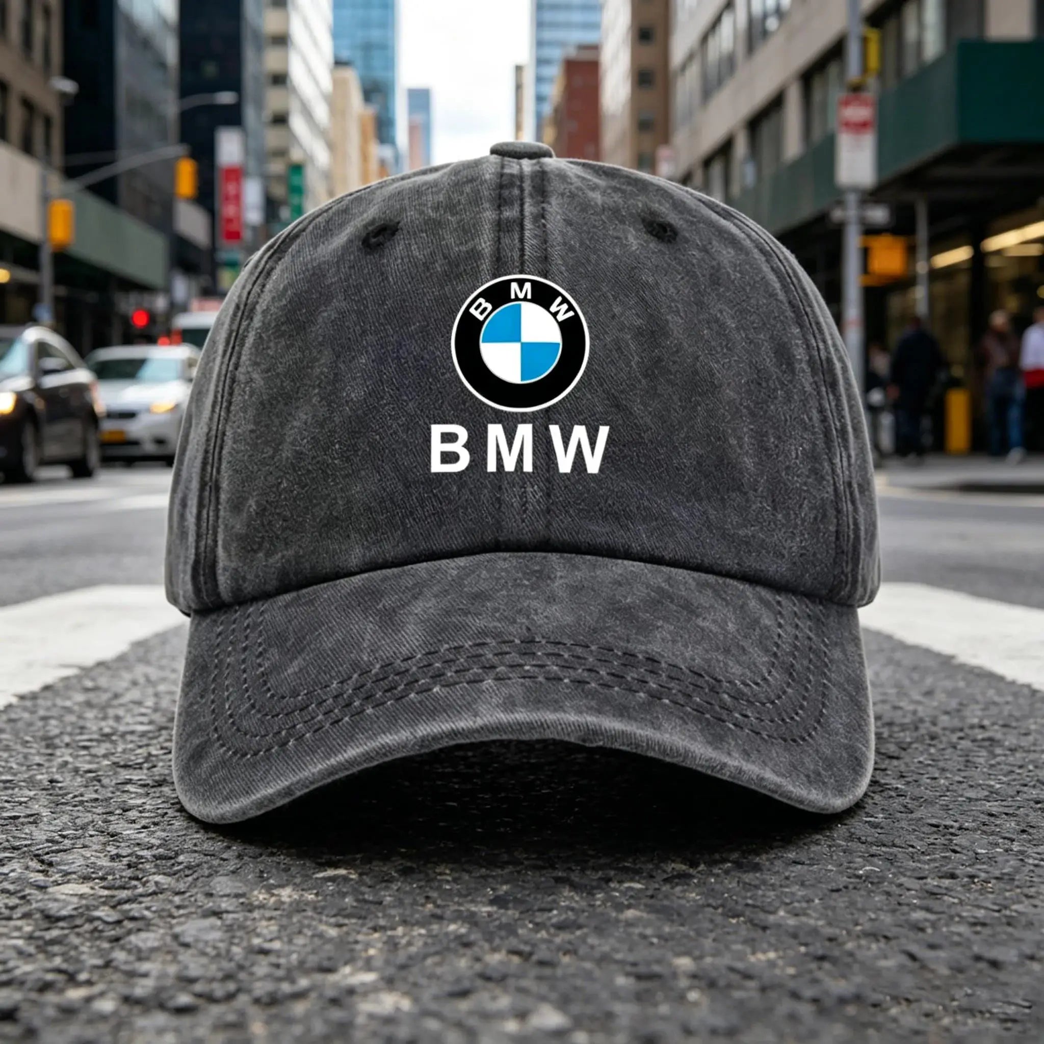 Casual Car Baseball Cap Washed Denim Vintage Caps Sunscreen Hat