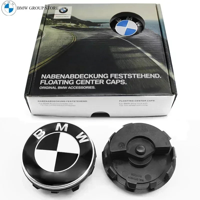 BMW Floating center caps 68mm 56mm