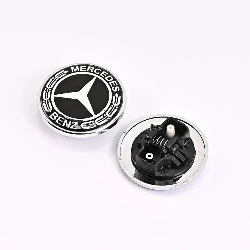 57mm car aluminum hood emblem front badge modification accessories suitable