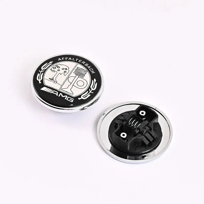 57mm car aluminum hood emblem front badge modification accessories suitable