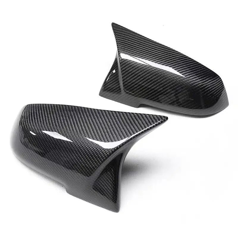 Carbon Black Mirror Cover Caps for BMW 1/2/3/4 Series (F20/F30/F32)