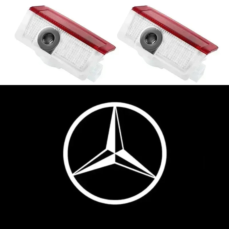 2Pcs LED Light Car Door Projector Lamps Accessories
