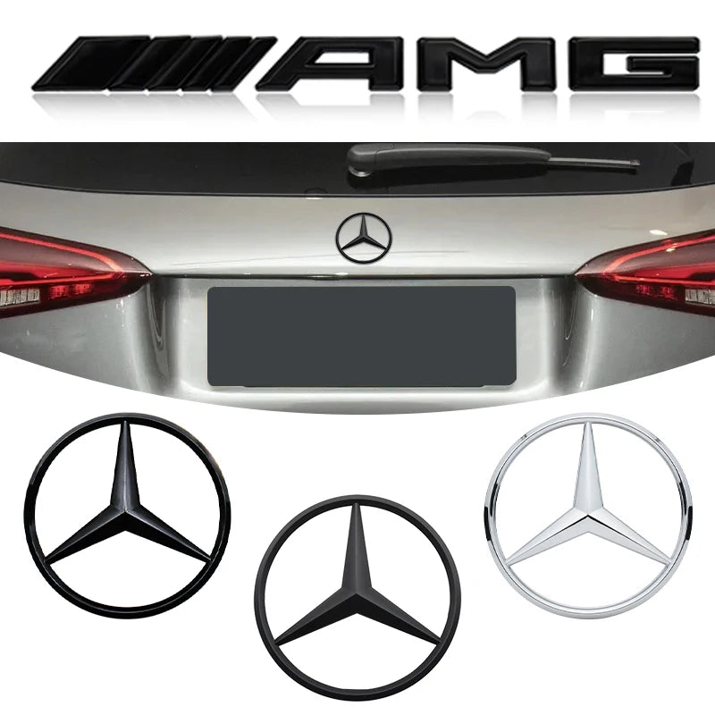 1Pcs ABS Car Rear Decal Trunk Emblem Sticker