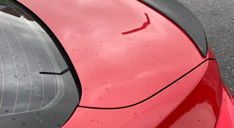 Sensefull Carbon Fiber Rear Bumper Lip Trunk Wing MP M4 PSM Style Roof Spoiler Kit For BMW 3 Series F30 F31 F35 2012-2019 Gloss Black