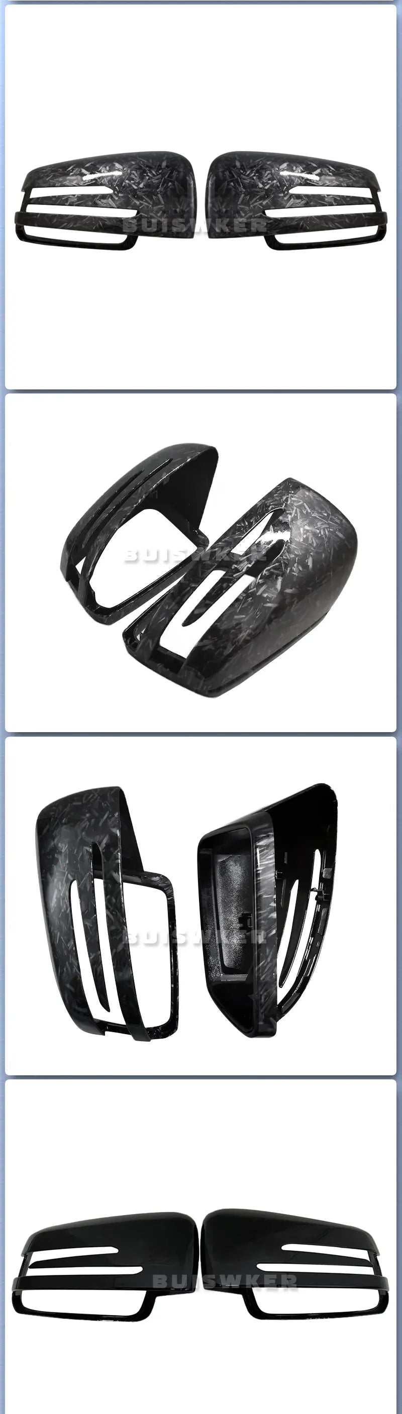 Mercedes Benz Carbon Fiber Car Rearview Mirror Cover