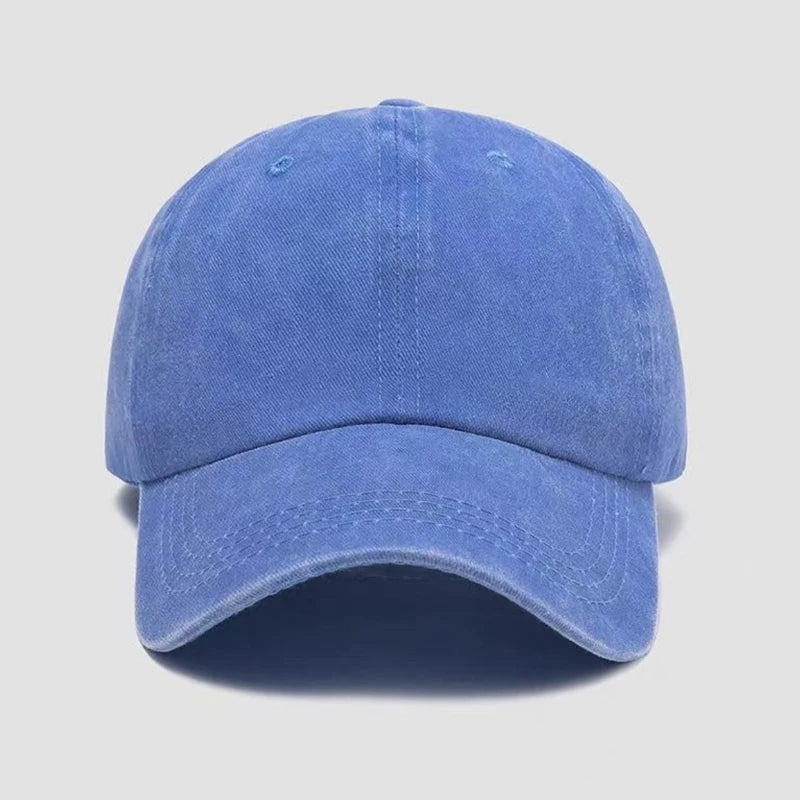 Casual Car Baseball Cap Washed Denim Vintage Caps Sunscreen Hat