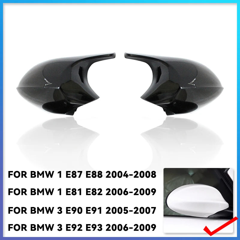 Carbon Fiber M Look Mirror Caps for BMW 1/3 Series (E90/E92/E93)