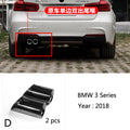 BMW Car-Styling Stainless Steel Car Exhaust Muffler TailPipes Cover