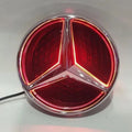 White Blue Red Light Car Front Grilled Star Emblem LED Illuminated Logo for Mercedes Benz W205 C E R ML GL GLA CLA CLS 2013-2016