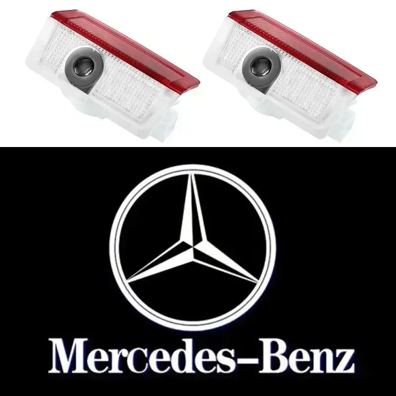 2Pcs LED Light Car Door Projector Lamps Accessories