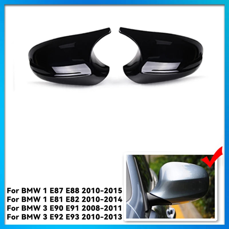 Carbon Fiber M Look Mirror Caps for BMW 1/3 Series (E90/E92/E93)